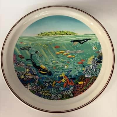 Villeroy & Boch "Scenes of Australia" collector's plate the "Great Barrier Reef" No.5