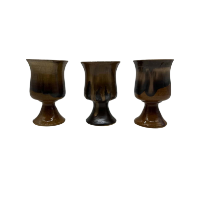 Glazed Pottery Goblets
