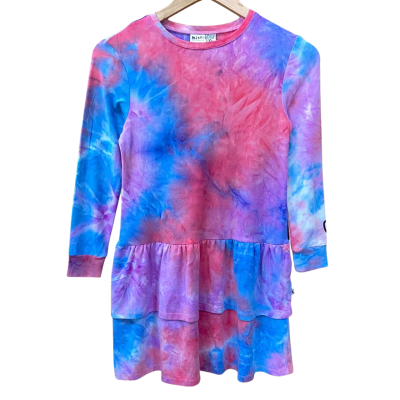 Minti Kids Colourful Tie-Dye Dress Size 8