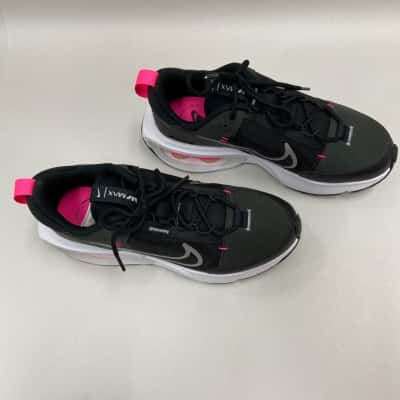 Nike - Womens Air Max INTRLK Sneakers - Size 8 - Black / Pink / Silver 