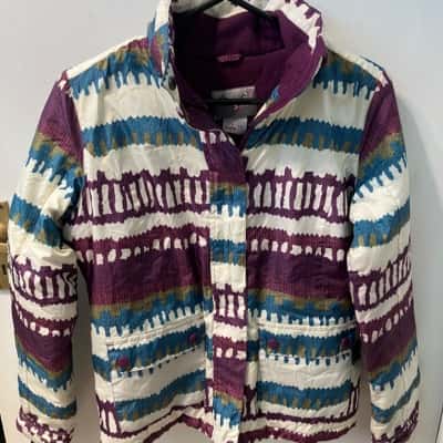 F.O.G Womens  Size 16 Winter Jacket Multicoloured / Pattern 