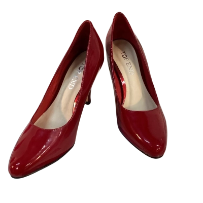 Top End Womens Size 36 Leather Heels Red BNWT 