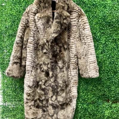 Jakke Womens  Size 10 Fur Coat Animal print 