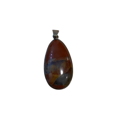 Teardrop Stone Pendant - stamped 925