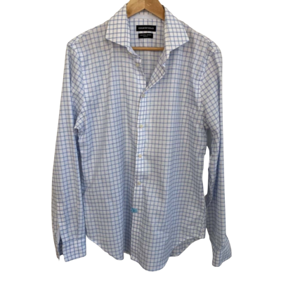 Country Road Mens  Size L Business Shirt Blue / White 