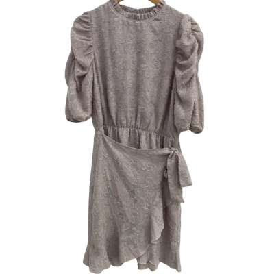 Decjuba Womens Size 12 Jada Floral Burnout Dress Dusty Lilac