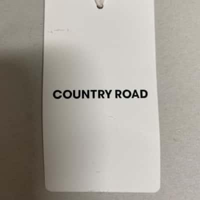 Country Road Womens  Size L Long Sleeve Top Black  / White 