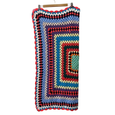 Afghan Blanket Approx 1 x 1m