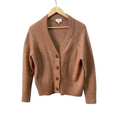 Seed Womens  Size M Cardigan Brown 