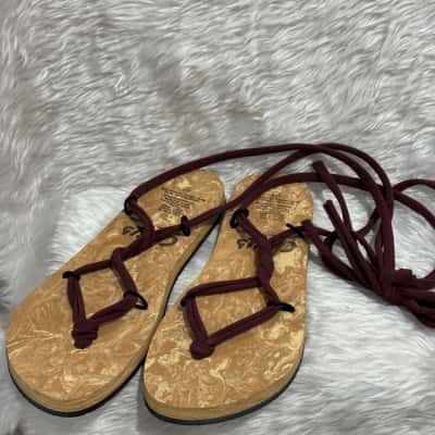 Womens Sandals Brown strap up