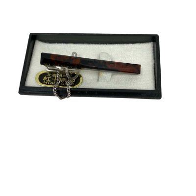 Men’s Hokkaido Obsidian Tie Clip 