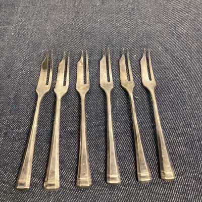 Vintage Seafood Cocktail Forks