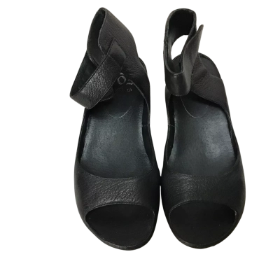 Eos for Jo Mercer Womens  Size 38 Miss-W Black Wedge Sandal 