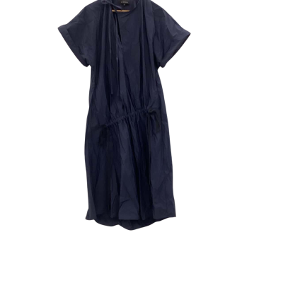 Lee Mathews Womens  Size 0 Asymmetric Dress  Navy Blue 