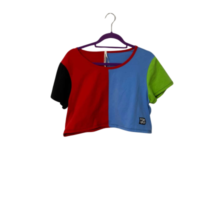 Black Friday  Size 16 Cropped Top Black  / Blue / Green / Red 