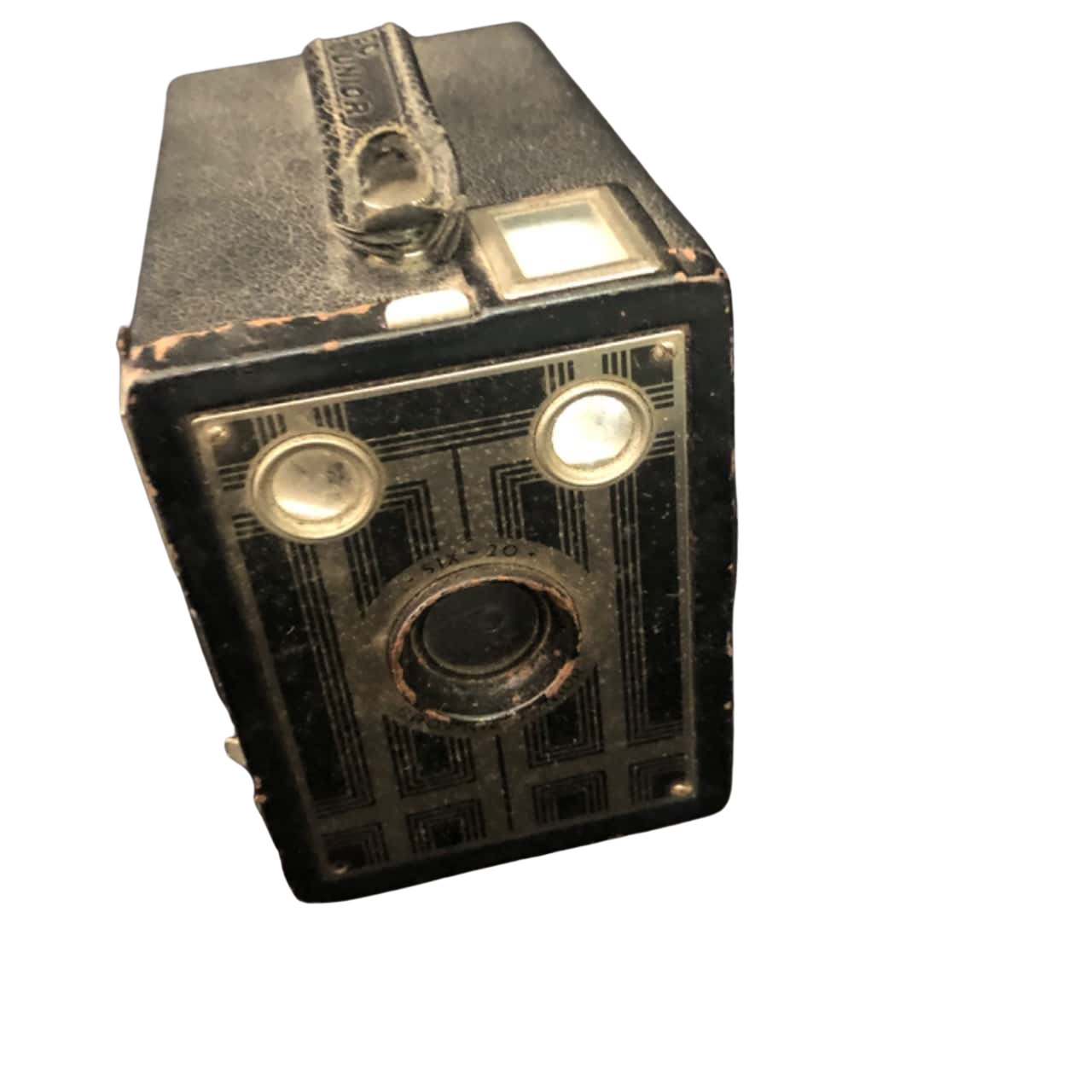 Vintage Kodak Brownie Junior Six20 Art Deco 620 Roll Film Box Camera V13
