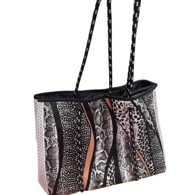 Leoni Luxe Womens Snake patterned handbag 