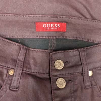 Guess Womens Maroon Jeans Size 31