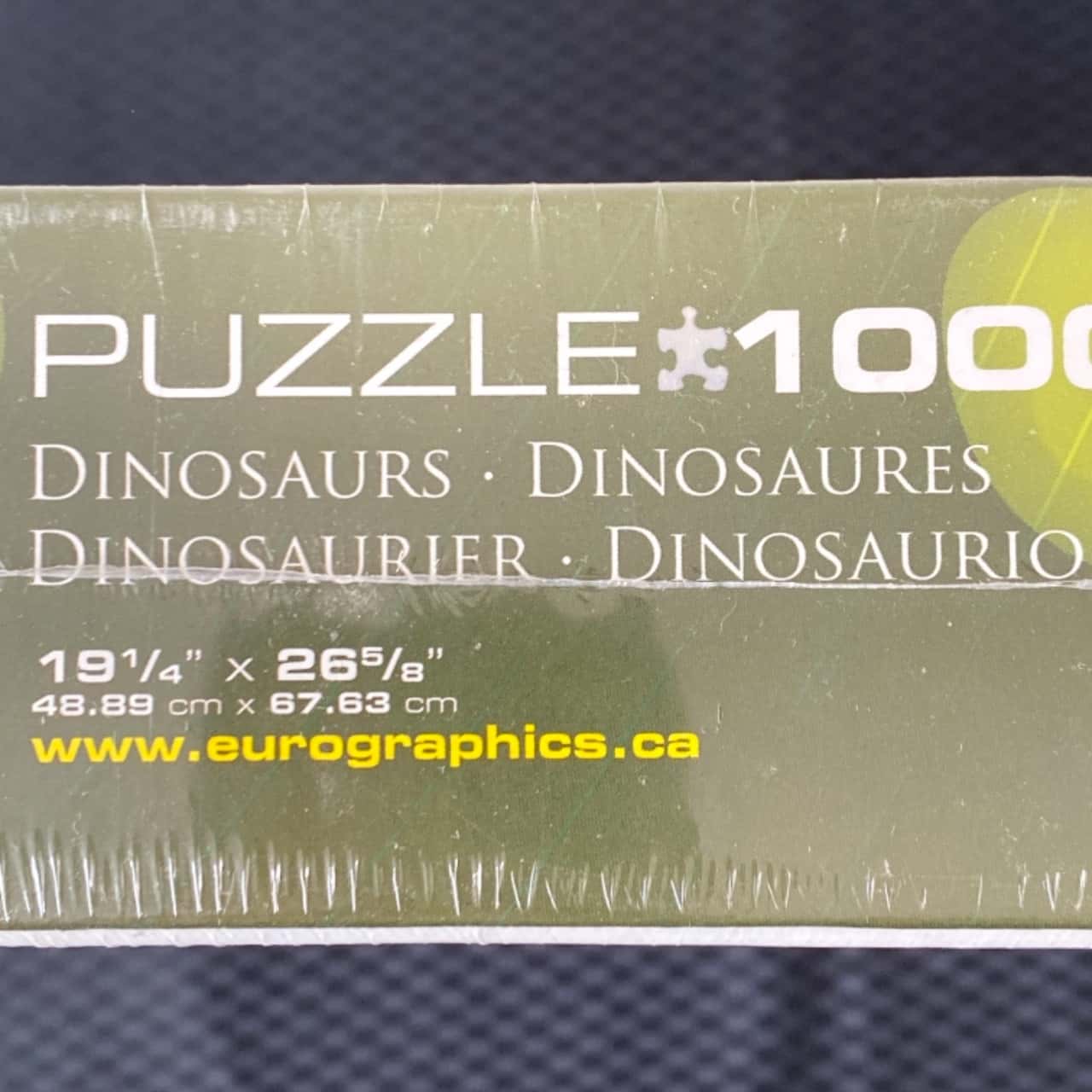 Educa - Land Of Dinosaurs - 1000 Piece Jigsaw Puzzle - Puzzle Glue Included - Completed Image Measures 26.8' X 18.9' - Ages 14+ (17655)