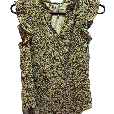 Tokito Womens Leopard Print Top Size 6