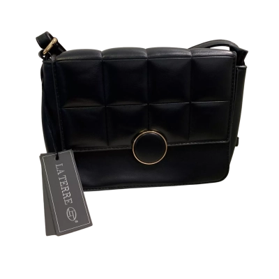  La Terre Womens Handbag Black  NWT