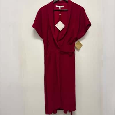  BNWT Anthea Crawford Size 12 Katia Wrap Dress
