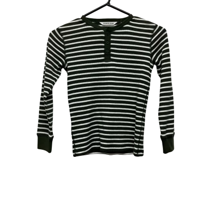 Country Road Kids Size 8 Green / White striped jumper 