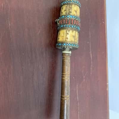 Traditional Handheld Tibetan Prayer Wheel