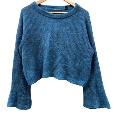 Country Road Teal Bell-Sleeve Jumper Size M  