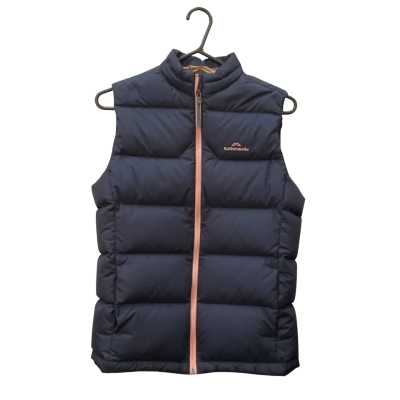 Kathmandu Womens Size 14 600 Fill Puffer Vest Navy Blue 