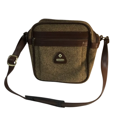  Vintage Samsonite Brown Hand Bag