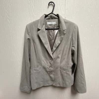Events Womens  Size 14 Blazer Grey 