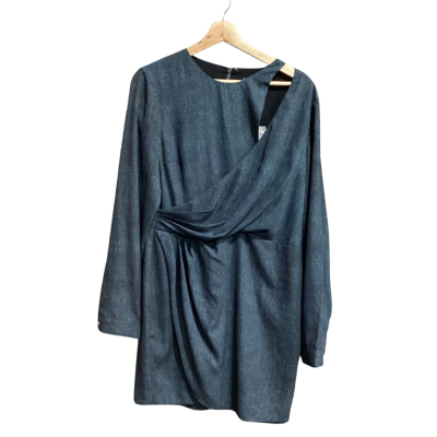 BNWT Sheike Denim Haze Long Sleeve Dress Size 14