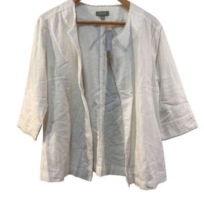 BNWT Suzannegrae Womens  Size S Open Jacket White 