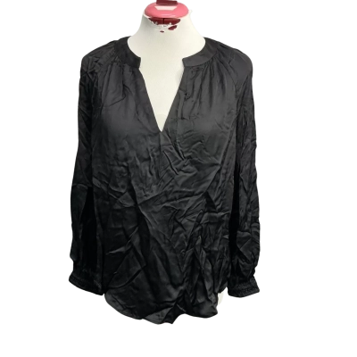 Country Road Womens  Size 10 Long Sleeve Top Black  