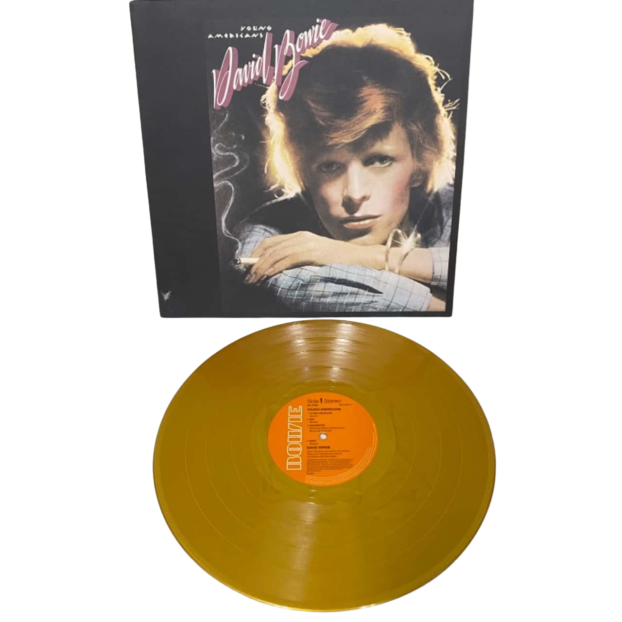 David Bowie Young American Gold Vinyl Record(s) - Used Very Good ...
