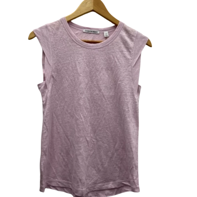 Country Road Womens  Size XXS LINEN T-shirts Lilac RRP $59.95