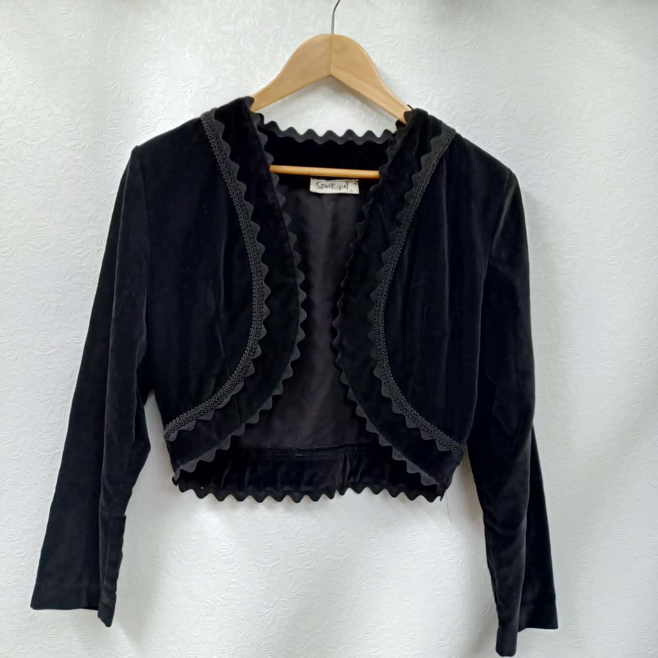 Sportsgirl Womens Size 8 Open Jacket Black (s)