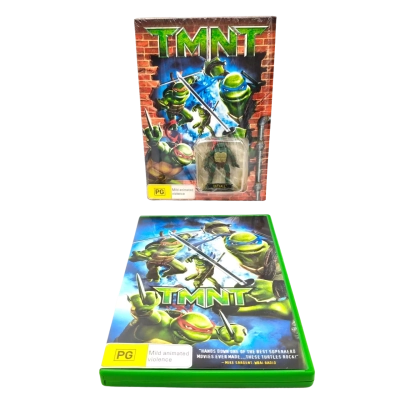 Very Collectable TMNT DVD + Teenage Mutant Ninja Turtles Raphael Action Figure Still Sealed