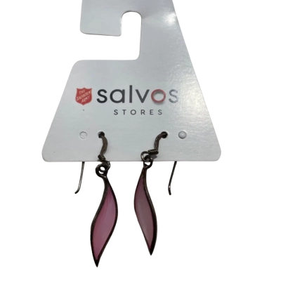 925 Women’s PINK drop Earrings 