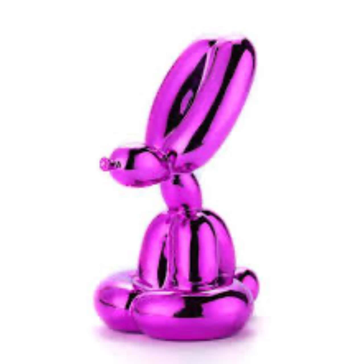 JK Balloon Sitting Rabbit in Metallic Pink(s) - Used Very Good | Salvos ...