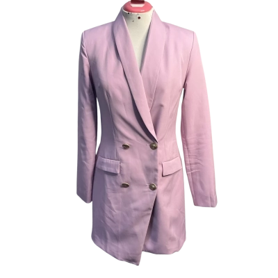 Pretty Little Thing Womens  Size 6 Blazer Purple 