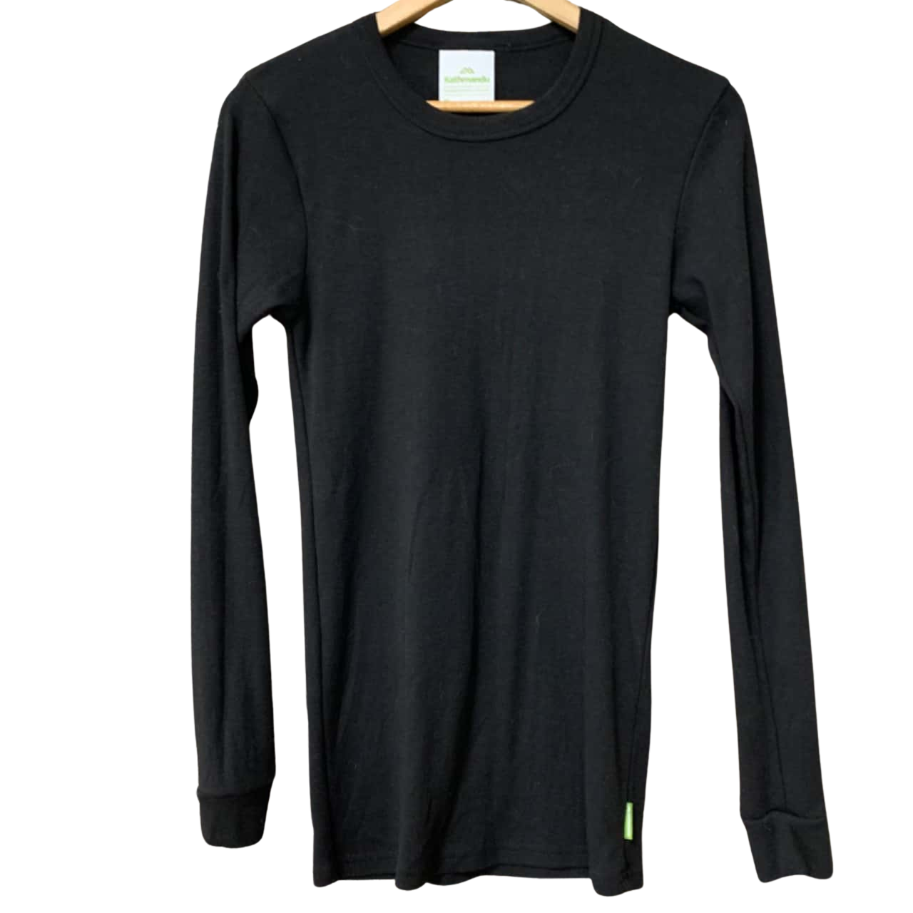 Haut Thermique Kathmandu Manches Longues - Femme, Taille S, Noir - Bon état
