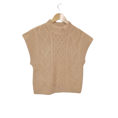 Witchery Womens  Size XS Sleeveless Top Beige / Brown 