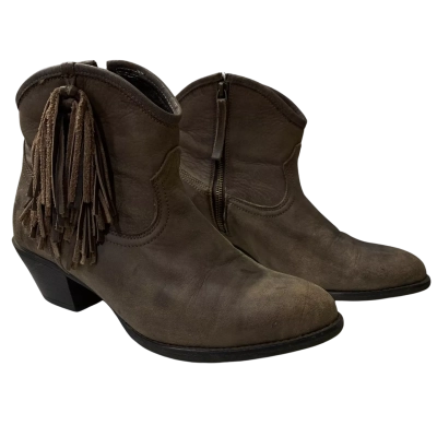 ARIAT Womens Size 10 Brown Western Ankle Boots