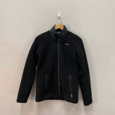 Kathmandu Womens  Size 8 Sherpa Fleece Jacket Black  