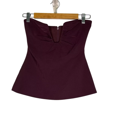 Perfect Stranger Womens  Size 6 Sleeveless Top Maroon 
