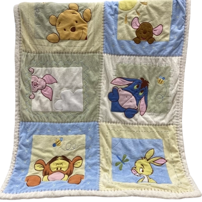 Disney Patchwork Fleece Baby Blanket