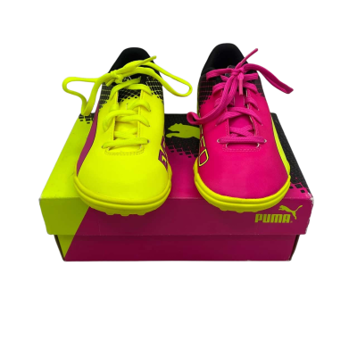 Puma EvoSPEED 5.5 Yellow - Black Kids Trainers UK 13 