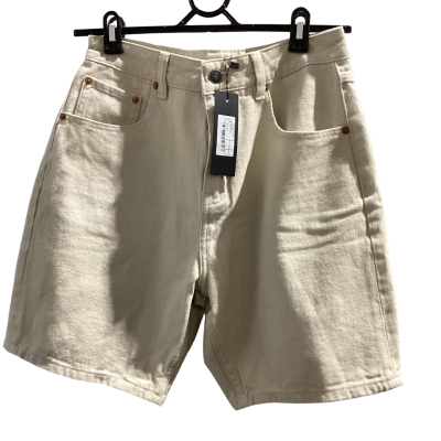 Motel Mens Size M Denim Shorts Beige 